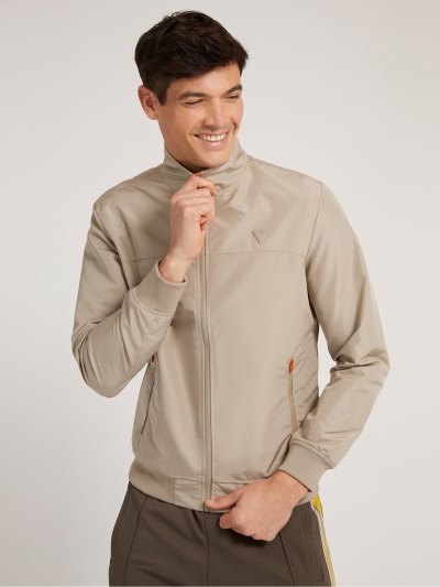 Férfi Guess Bomber Sport Kabát Szürke | HU-245291