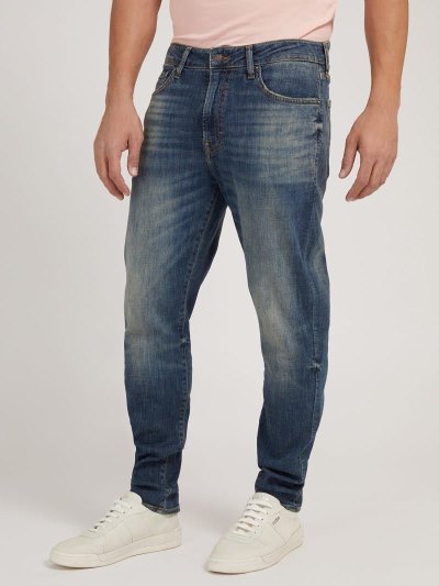 Férfi Guess Farmer Nadrág Regular Fit Ruházat Reen | HU-505377
