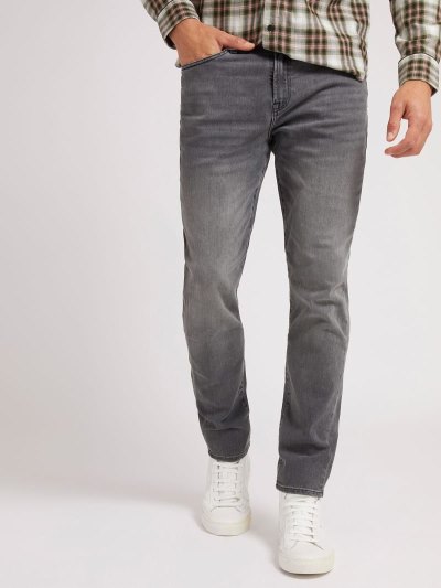 Férfi Guess Farmer Nadrág Regular Fit Ruházat Szürke | HU-656766