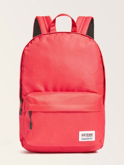 Férfi Guess Front Pocket Hátizsák Piros | HU-110600