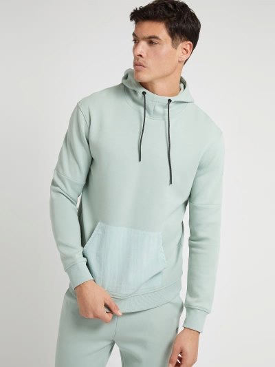 Férfi Guess Front Pocket Pulóverek Világos Zöld | HU-842825