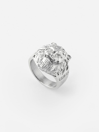 Férfi Guess "Lion King" Gyűrű Titán | HU-636746