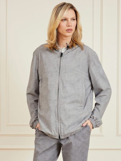 Férfi Guess Marciano Hightech Bomber Kabát Szürke | HU-623023