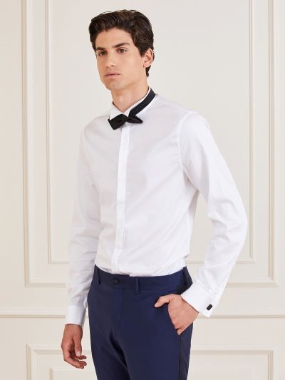 Férfi Guess Marciano Stretch Pamut Ingek Fehér | HU-353617