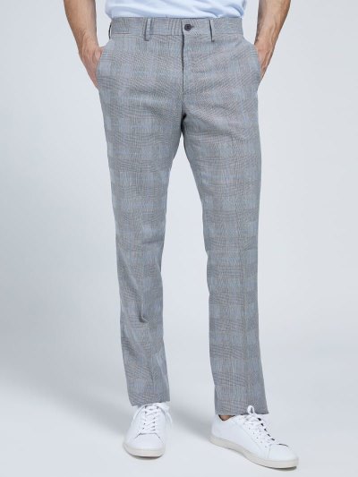 Férfi Guess Marciano Tartan Nadrág Kék | HU-179649