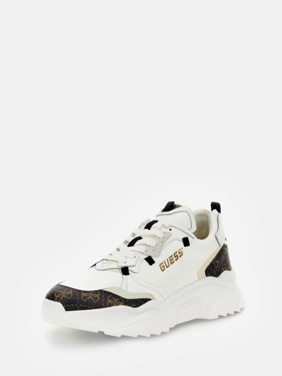 Férfi Guess Massa 4g Logo Futócipő Fehér | HU-947524