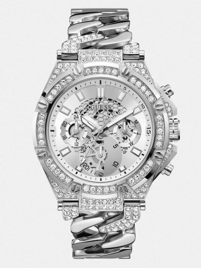 Férfi Guess Multi-function Crystal Óra Titán | HU-312902