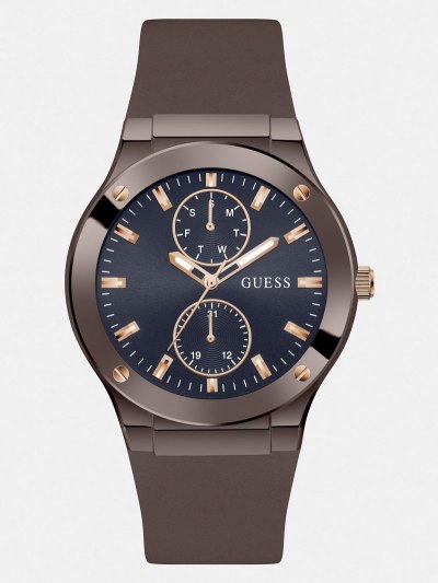 Férfi Guess Multi-function Óra Barna | HU-844898