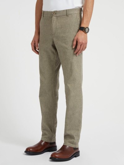 Férfi Guess Nadrág Chino Nadrág Zöld | HU-343398