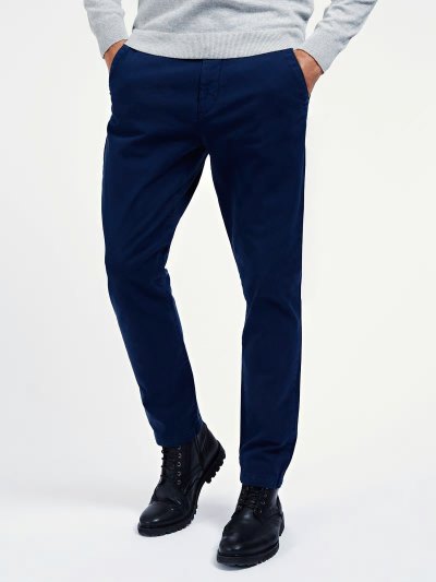 Férfi Guess Nadrág Regular Fit Nadrág Kék | HU-089026