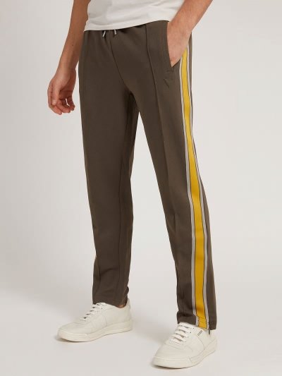 Férfi Guess Nadrág Sideband Sweat Melegítő Nadrág Barna | HU-642685