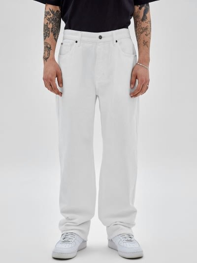 Férfi Guess Relaxed Fit Ruházat Fehér | HU-064156