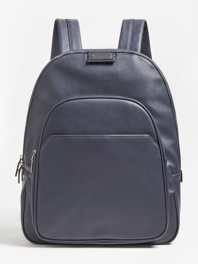Férfi Guess Scala Front Pocket Hátizsák Kék | HU-587732