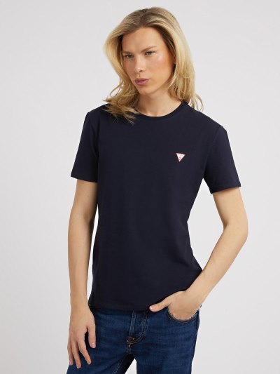 Férfi Guess Slim Fit Póló Kék | HU-155915