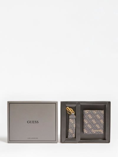 Férfi Guess Vezzola 4g Logo Box Sets Barna | HU-217561