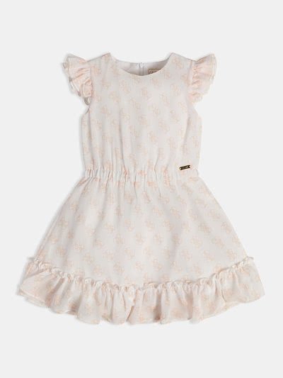 Gyerek Guess 4g Logo Print Ruha Rózsaszín | HU-299302