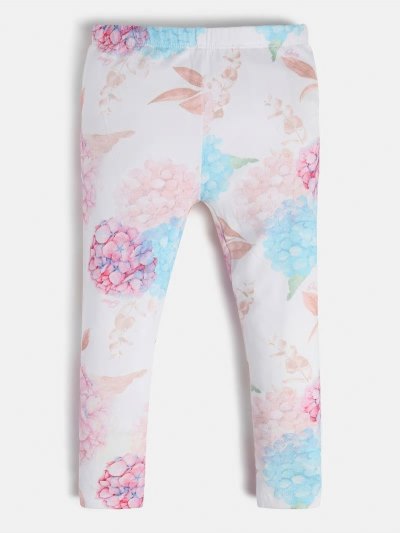 Gyerek Guess All Over Print Leggings Rózsaszín | HU-316337