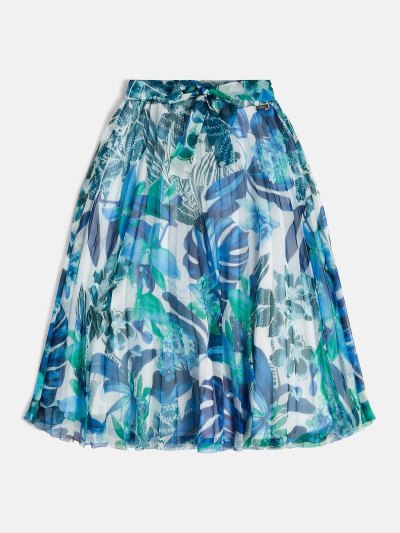 Gyerek Guess All Over Print Szoknya Kék | HU-518541