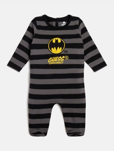 Gyerek Guess Batman Print Rompers Fekete | HU-620463