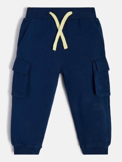 Gyerek Guess Cargo Pockets Melegítő Nadrág Kék | HU-710539