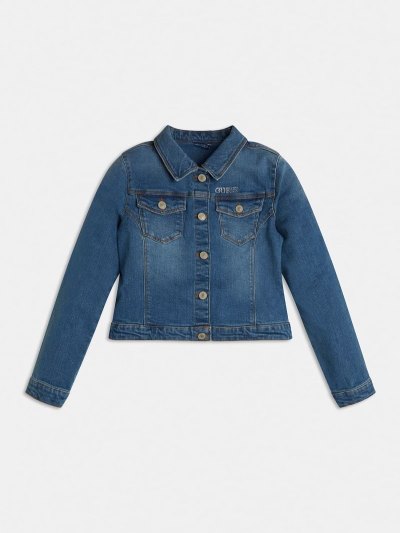 Gyerek Guess Classic Farmer Dzsekik Világos Kék | HU-220518
