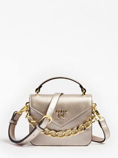 Gyerek Guess Crossbody Bag Táska Arany | HU-725752
