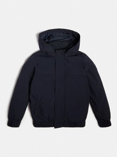 Gyerek Guess Csuklyás Széldzseki Kék | HU-640404