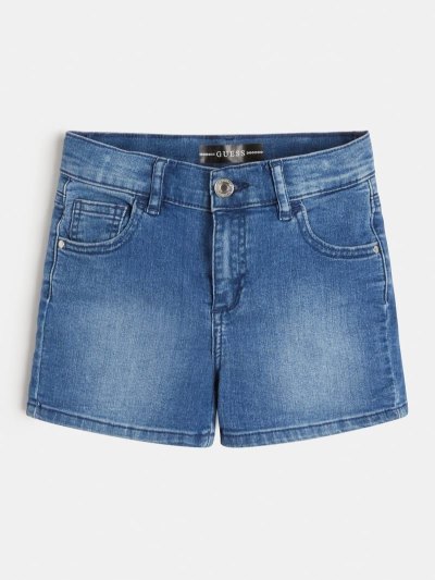 Gyerek Guess Denim Rövidnadrág Kék | HU-516081