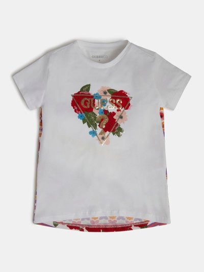 Gyerek Guess Floral Print Póló Színes | HU-272874