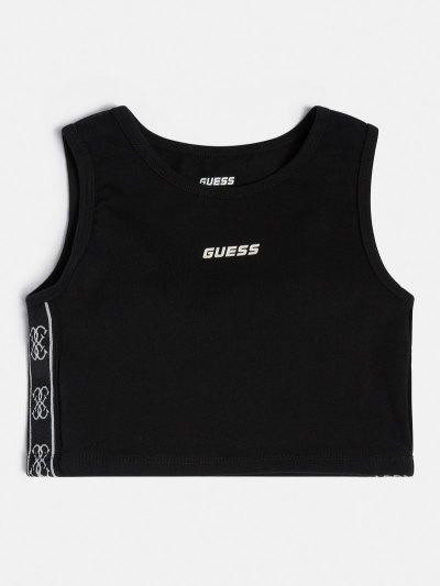 Gyerek Guess Front Logo Active Melltartók Fekete | HU-424671
