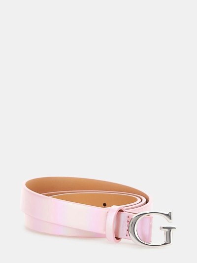 Gyerek Guess Iridescent Belt Öv Bézs | HU-118239