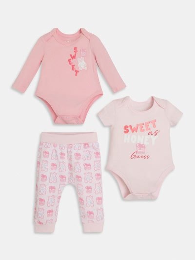 Gyerek Guess Pack 2 Body And Pant Sets Rózsaszín | HU-734833