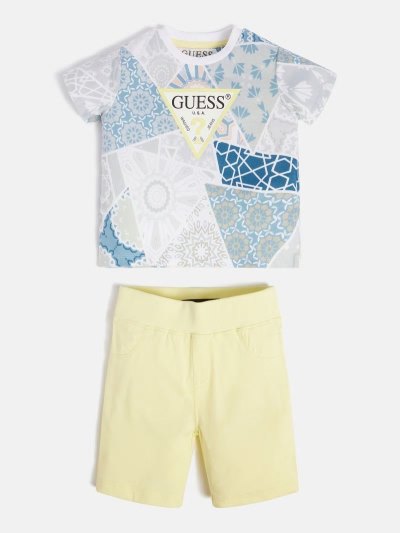Gyerek Guess T-shirt And Shorts Sets Szürke | HU-093325