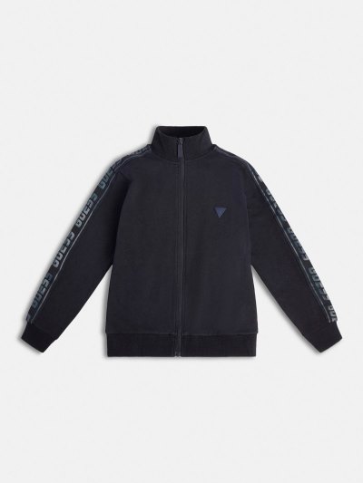 Gyerek Guess Zip Rögzítő Pulóverek Kék | HU-909617