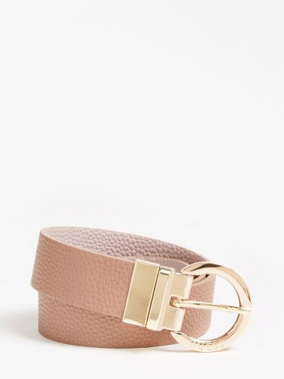 Női Guess Alby Reversible Belt Öv Barna | HU-376865