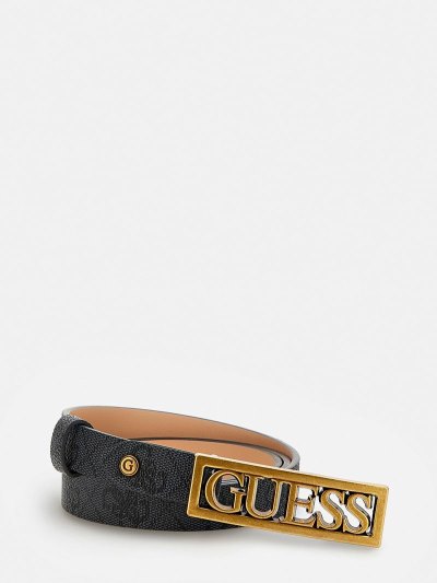 Női Guess Alexie 4g Logo Belt Öv Szürke | HU-161027