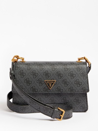 Női Guess Alexie 4g Logo Mini Crossbody Táska Szürke | HU-119537