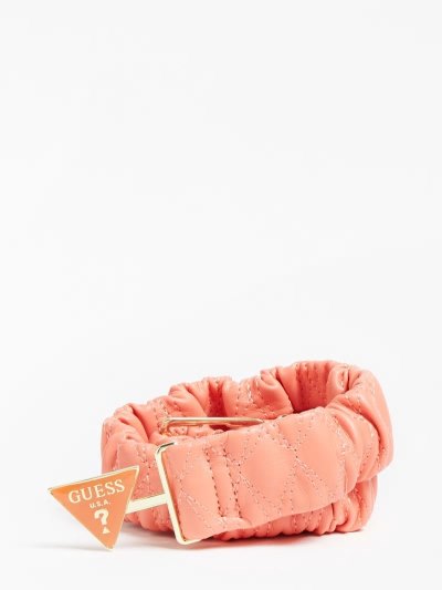 Női Guess Amberlei Belt Öv Korall | HU-476240