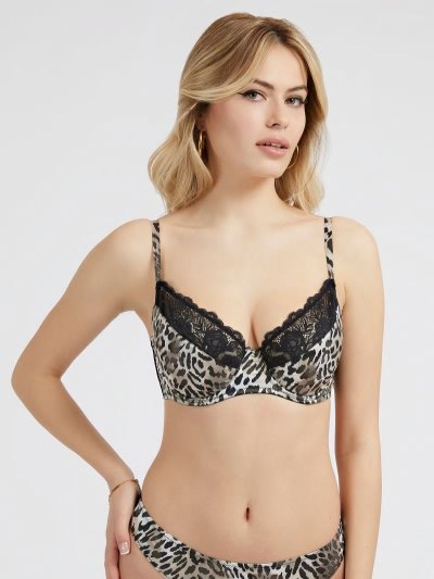 Női Guess Animalier Balconette Melltartók Animalier | HU-066191