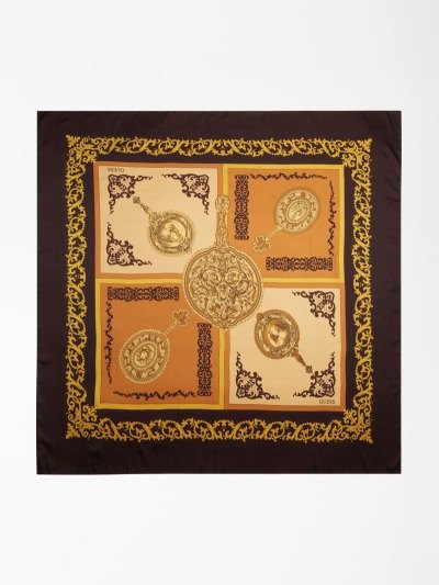 Női Guess Baroque Print Neckerchief Fehér | HU-716408