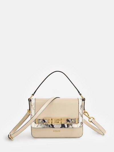 Női Guess Cristina Real Bőr Mini Bag Mini Táska Színes | HU-905726