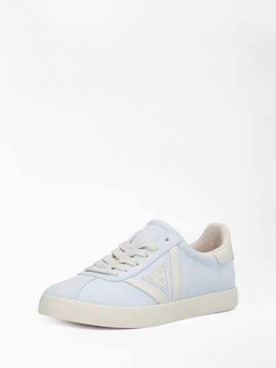 Női Guess Daygirl Logo Triangle Tornacipő Kék | HU-898658