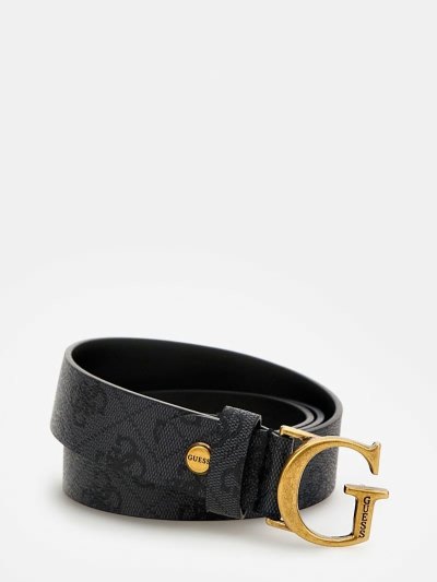 Női Guess Didi 4g Logo Belt Öv Szürke | HU-109767