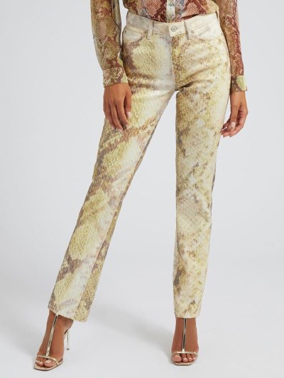 Női Guess Egyenes Sequins Ruházat Fehér | HU-612043