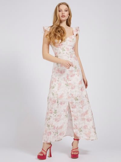 Női Guess Floral Print Ruha Floral Fantasy | HU-445521
