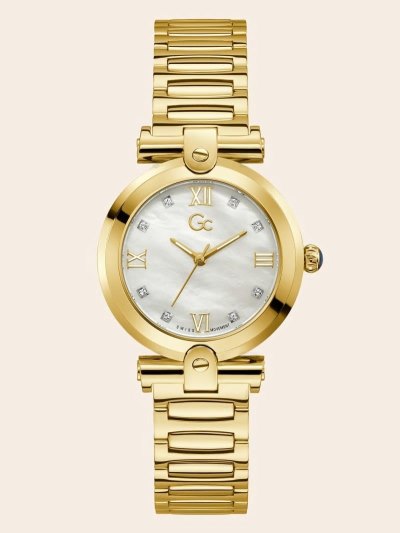Női Guess GC Steel Analogue Óra Rózsaszín Arany | HU-011615