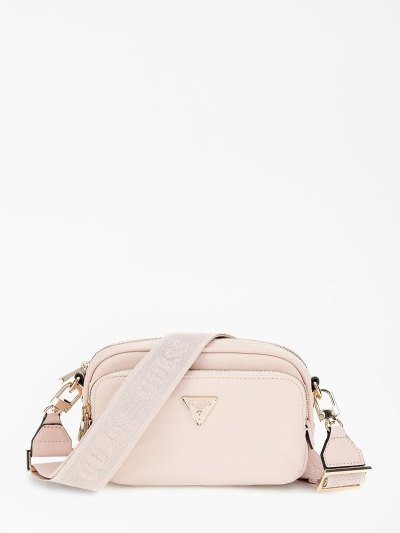 Női Guess Gemma Saffiano Mini Crossbody Táska Rózsaszín | HU-703719