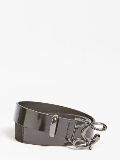 Női Guess Icon Logo Belt Öv Fekete | HU-060720