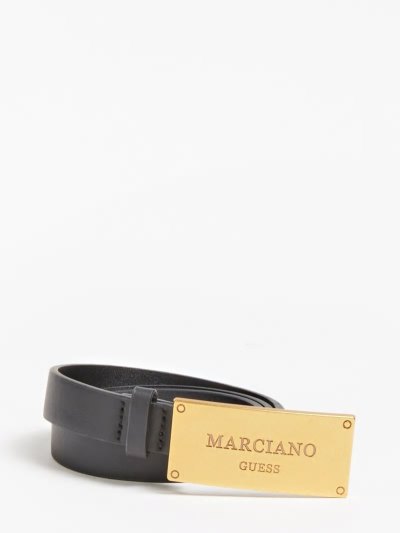 Női Guess Marciano Belt Plate Öv Fekete | HU-924047