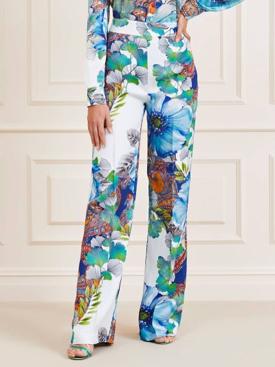 Női Guess Marciano Floral Print Nadrág Színes | HU-163697